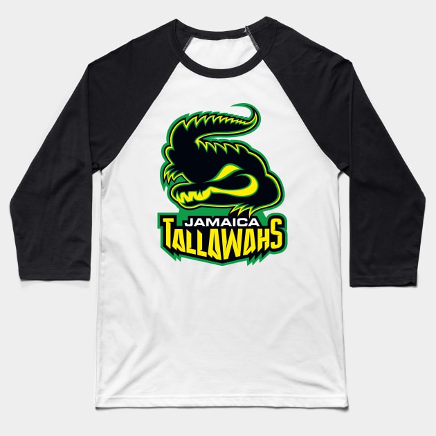 Jamaica Tallawahs CPL T20 Baseball T-Shirt by rumsport